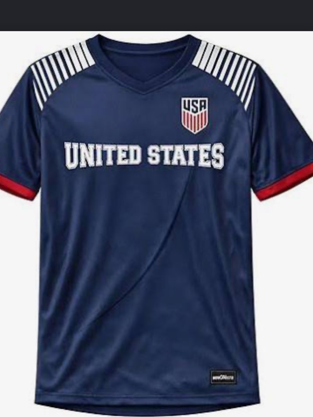 Icon Sports USA United States National Team Soccer Jersey Soccer Jersey in Blue